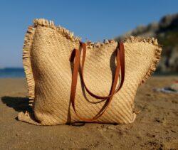 ΤΣΑΝΤΑ ΘΑΛΑΣΣΗΣ ΑΠΟ ΨΑΘΑ & VEGAN ΔΕΡΜΑ ΜΕ ΧΑΡΑΞΗ